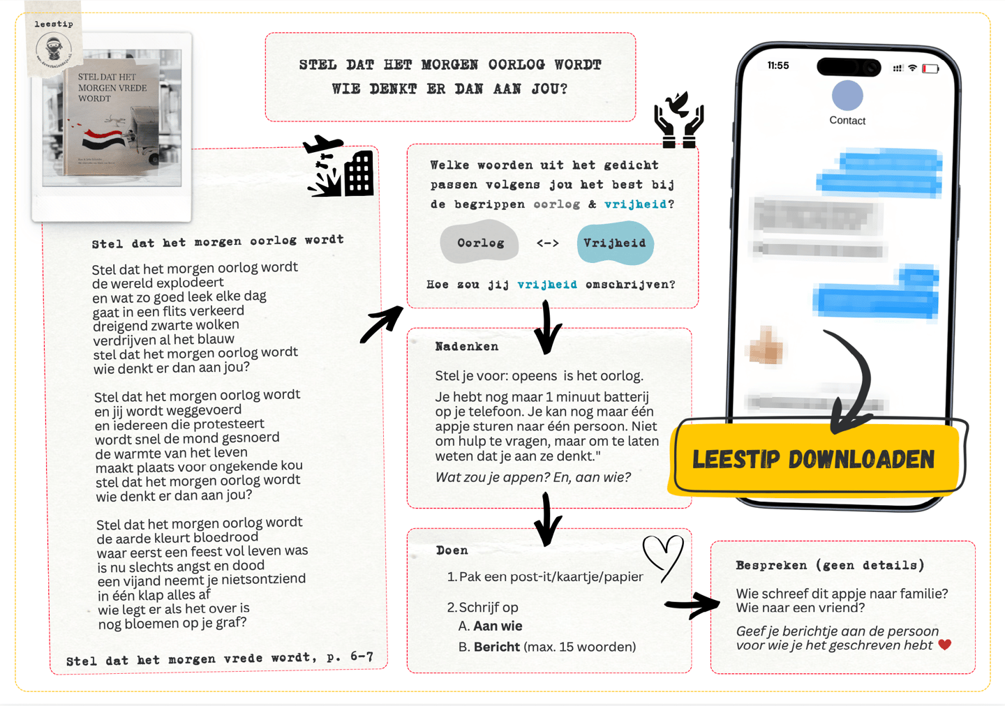 Download leestip 'Stel dat het morgen vrede wordt'
