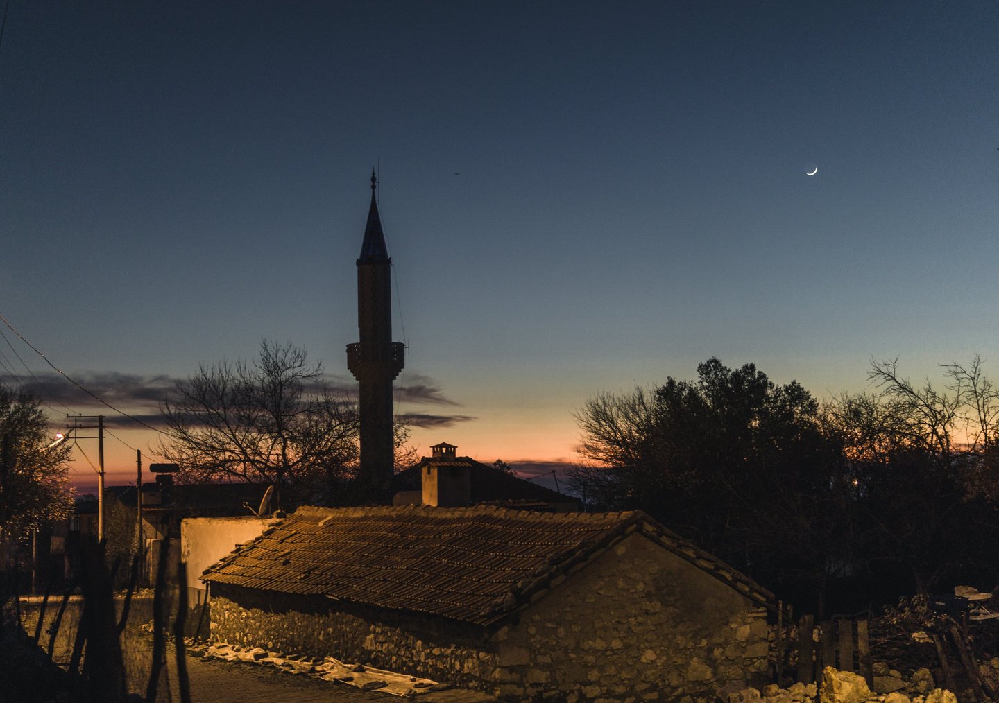Abendstimmung in einem türkischen Dorf
