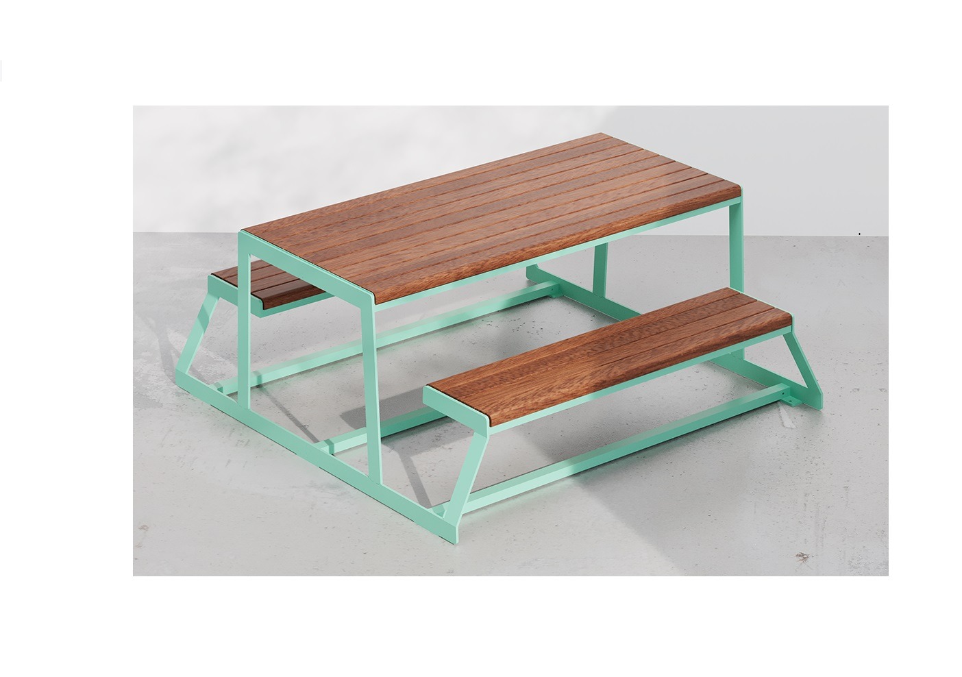 Pikniko stalai, pikniko stalas su suoliukais ir lauko gultai