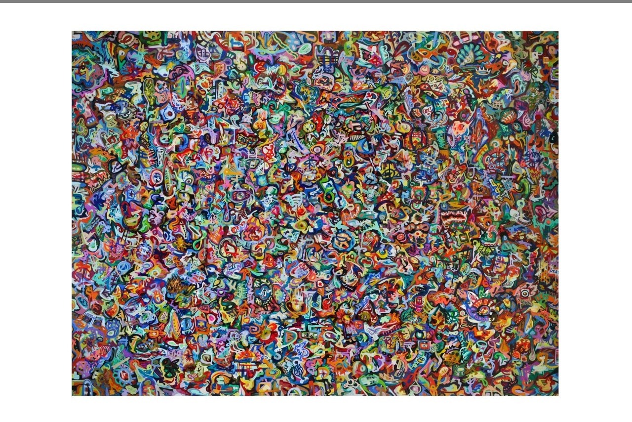 Untitled, oil on canvas, 200x270cm