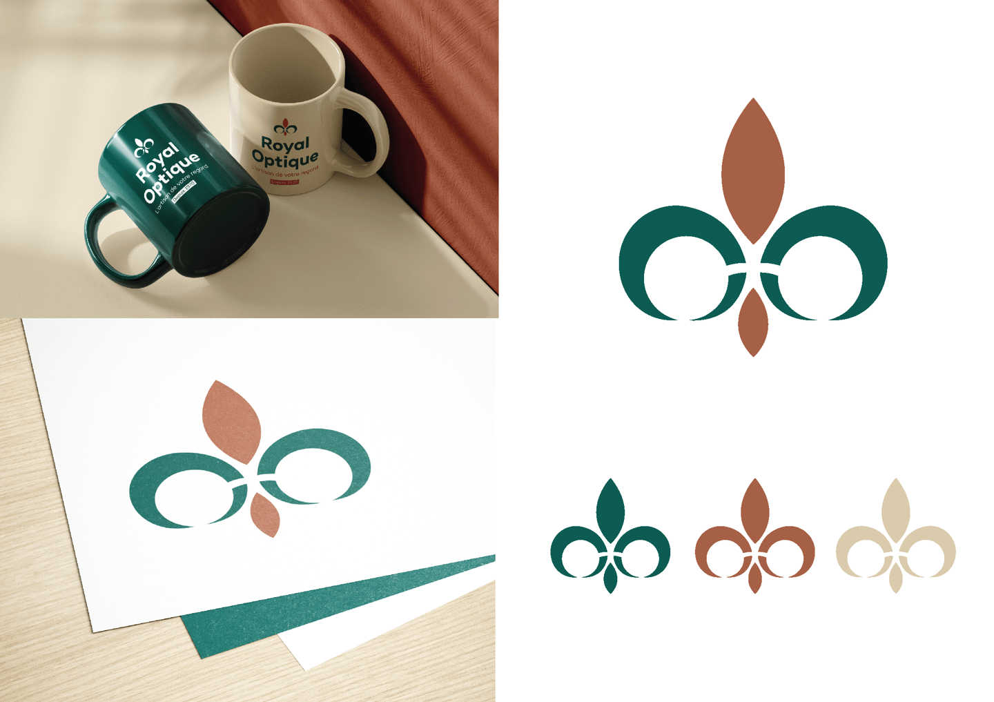 Logo - Identité visuelle- Royal Optique - Opticien - Orléans - Amy Atelier Graphique