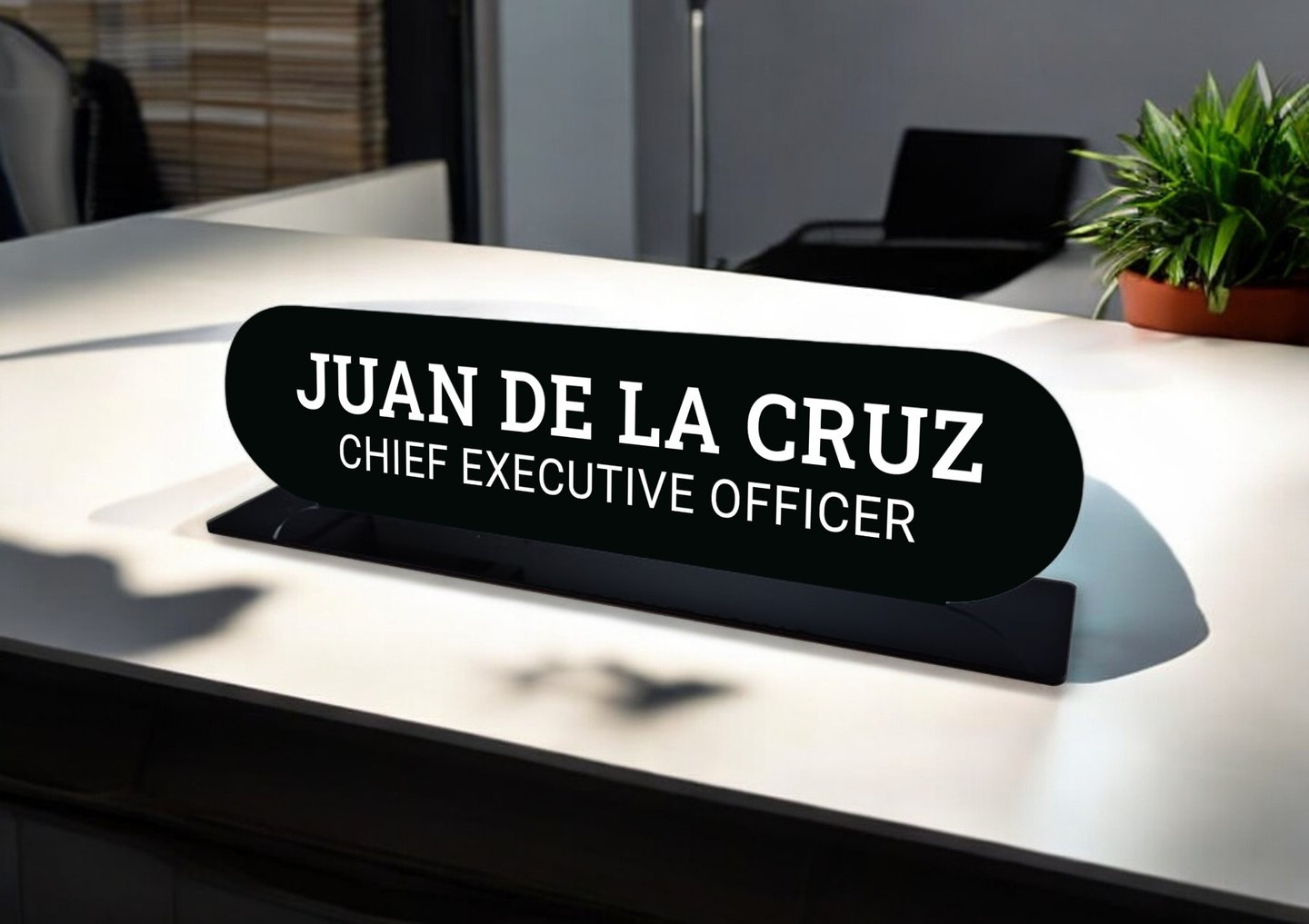 Acrylic Desk Name Plate