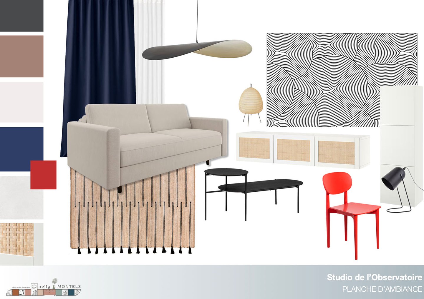 Sélection mobilier studio unexpected red