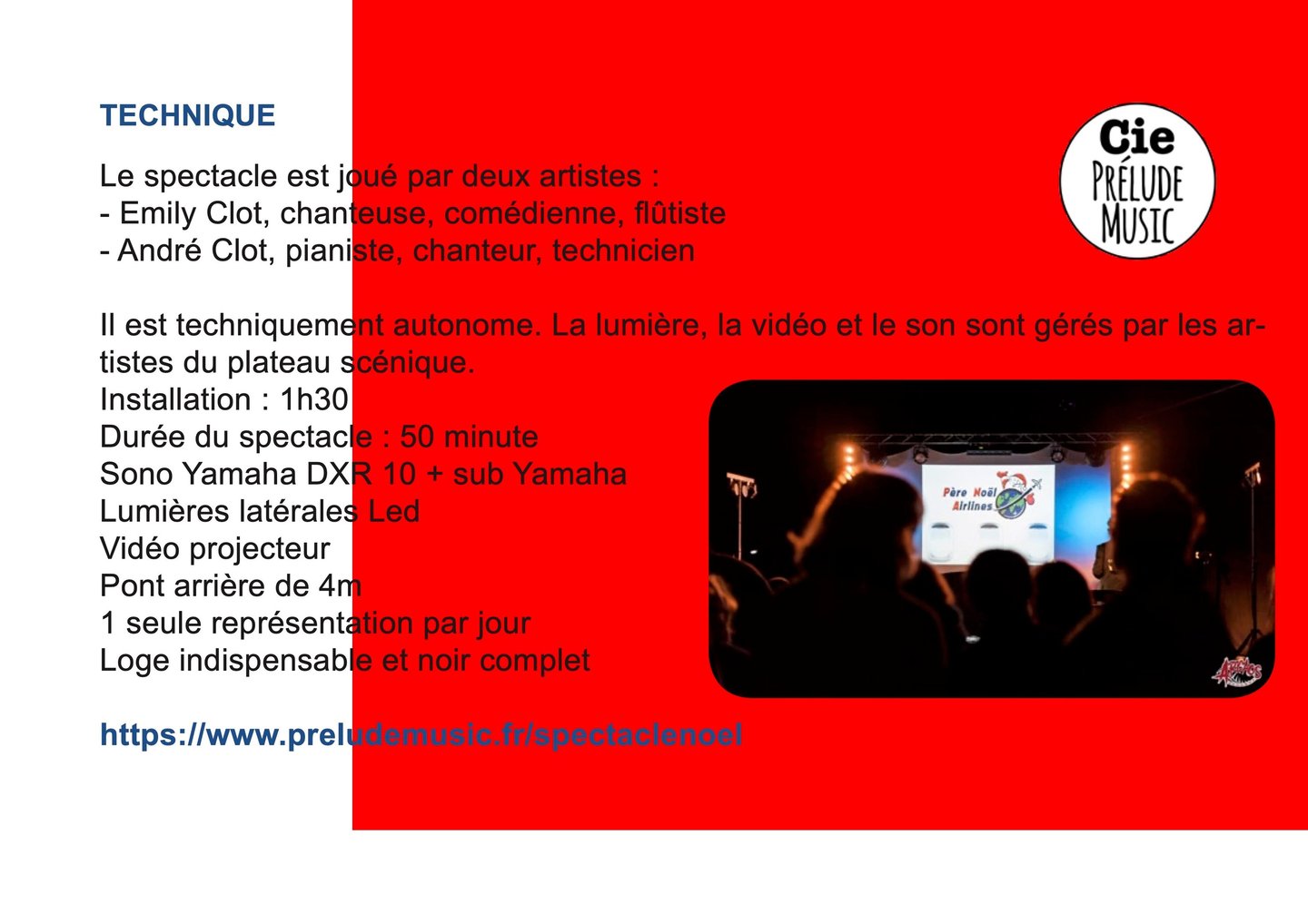 spectacle de Noël