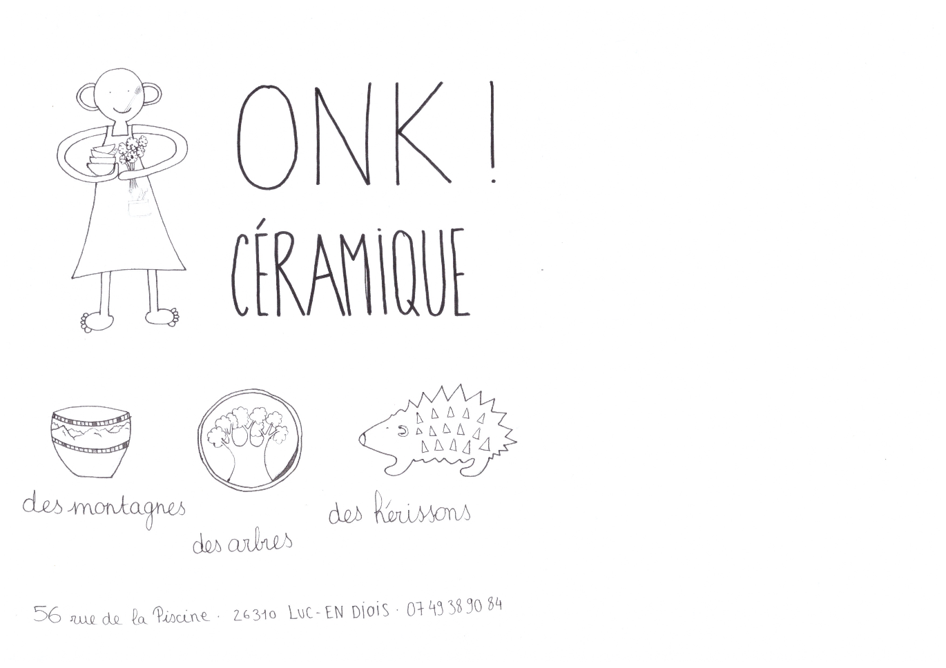 onk! céramique atelier vente de poterie cours de poterie