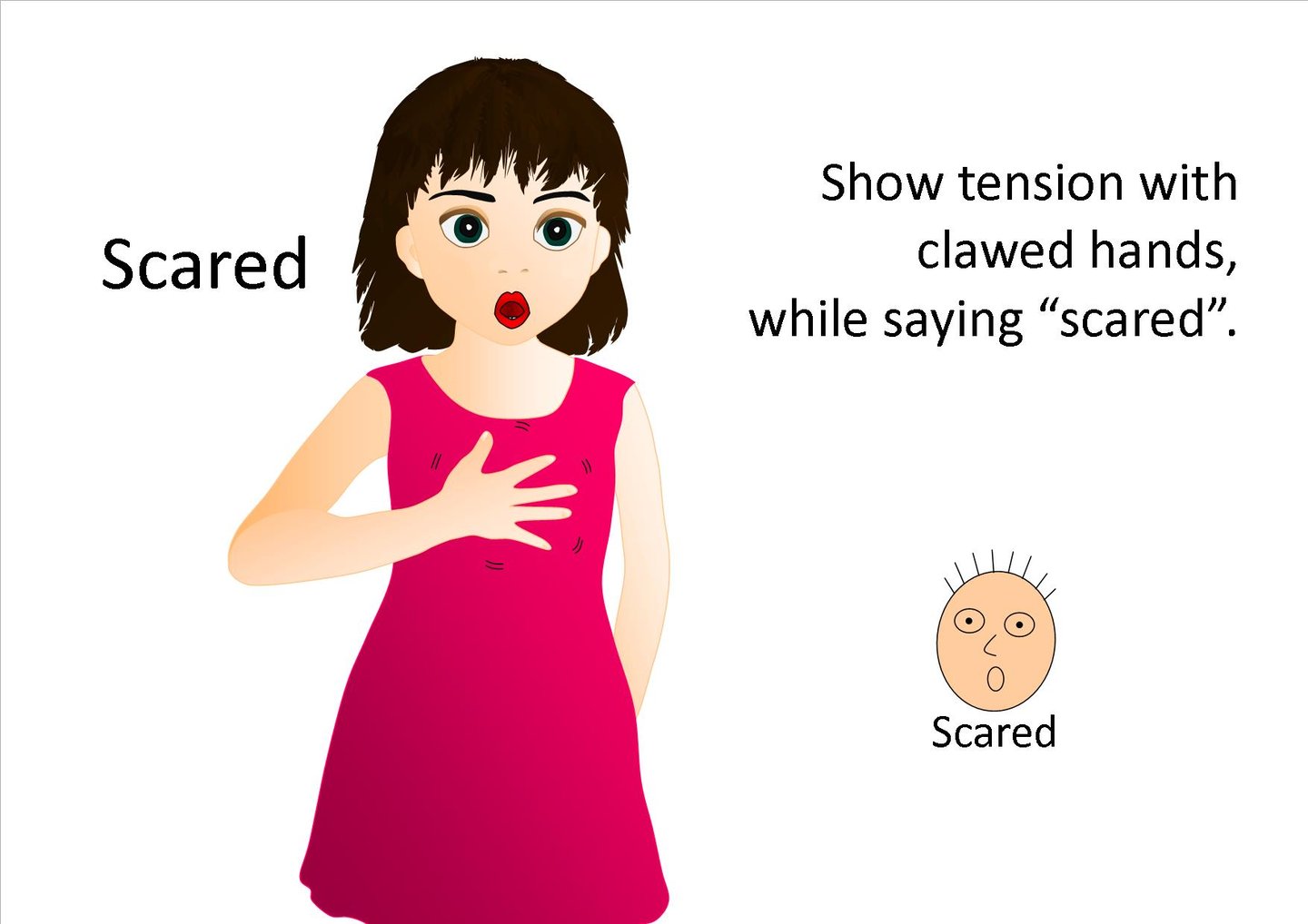 Makaton: "Scared"