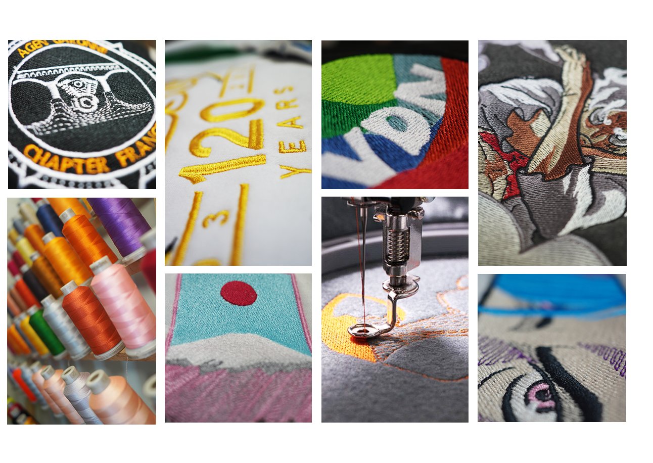 Canvas d'exemple de broderie