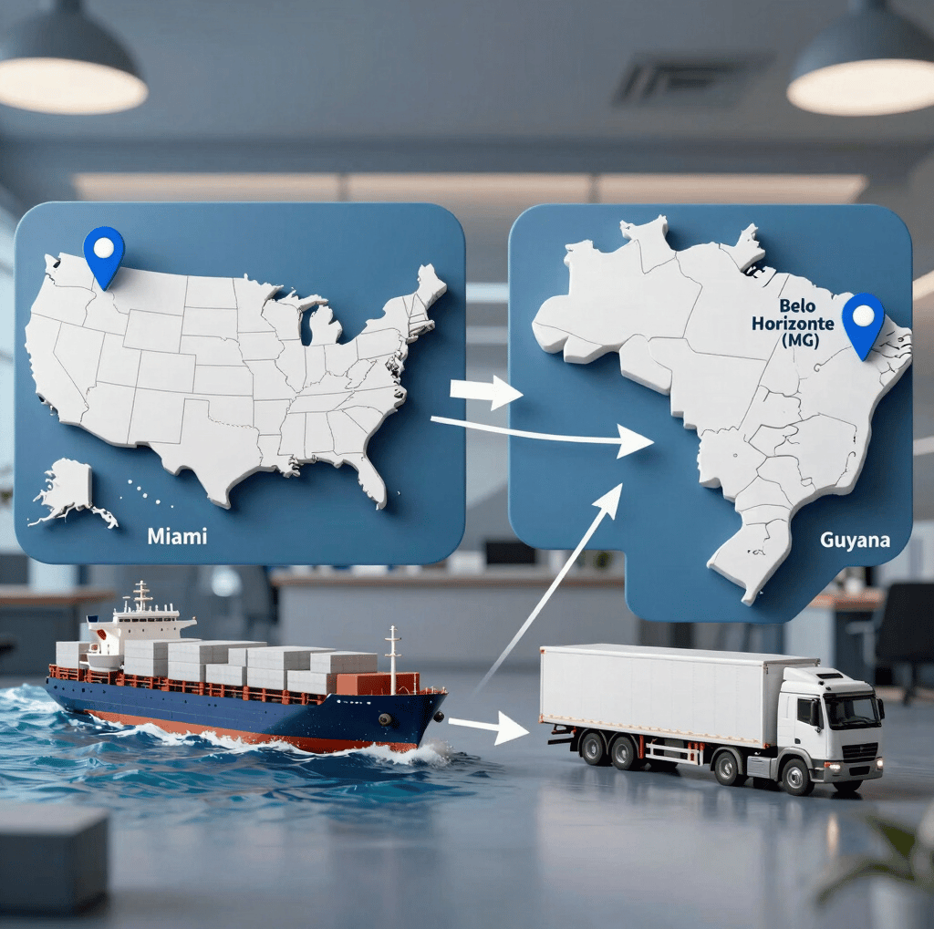 A professional office desk with a laptop, phone, and a cup of coffee, symbolizing business communication.