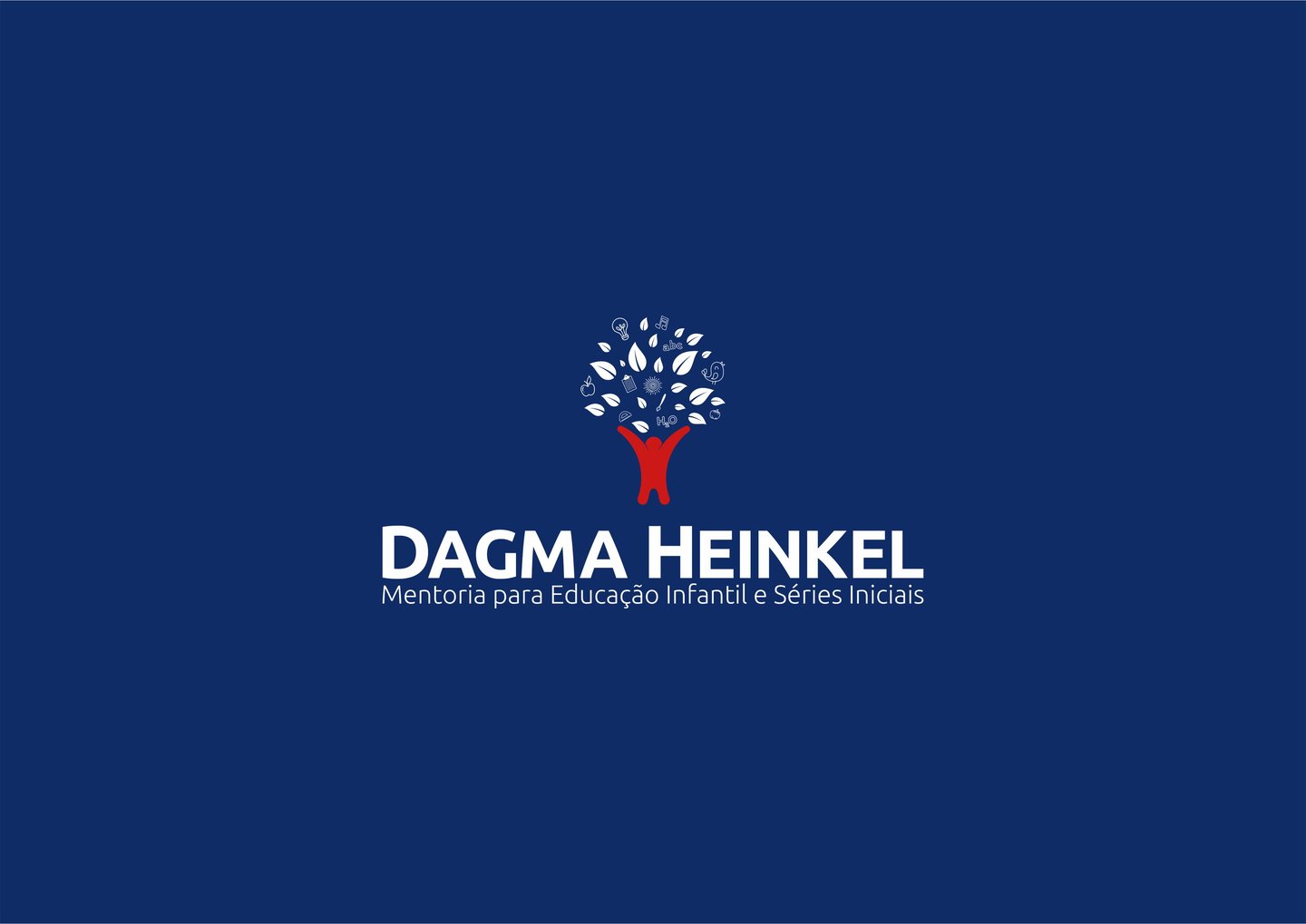 Logo para Dagma Heinkel, mentora de educação infantil, um exemplo de branding com propósito.