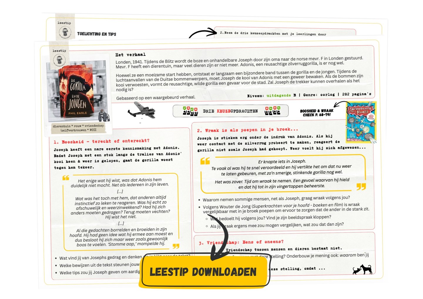 Leestip 'De Gorilla en de jongen' downloaden