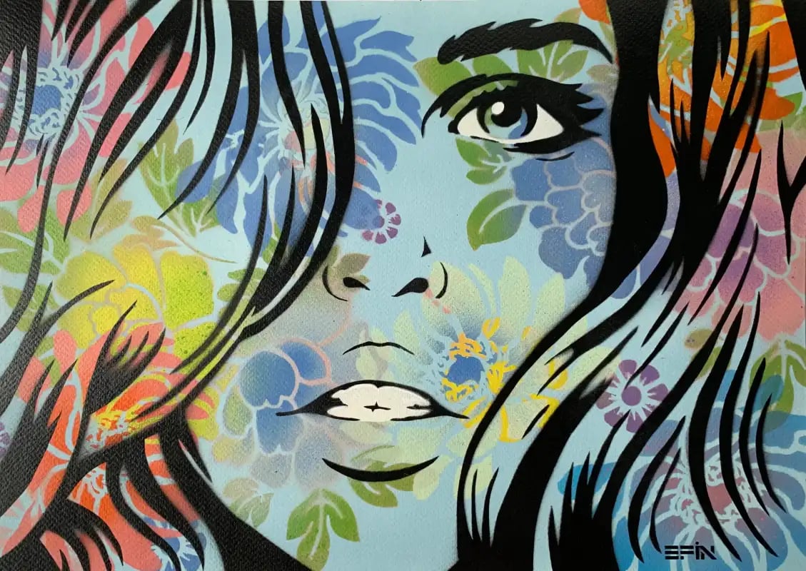 Efin art woman portrait