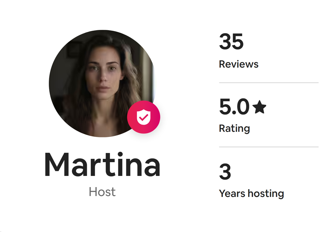 Shows: Martina the Superhost of the Special Experience in Zadar.