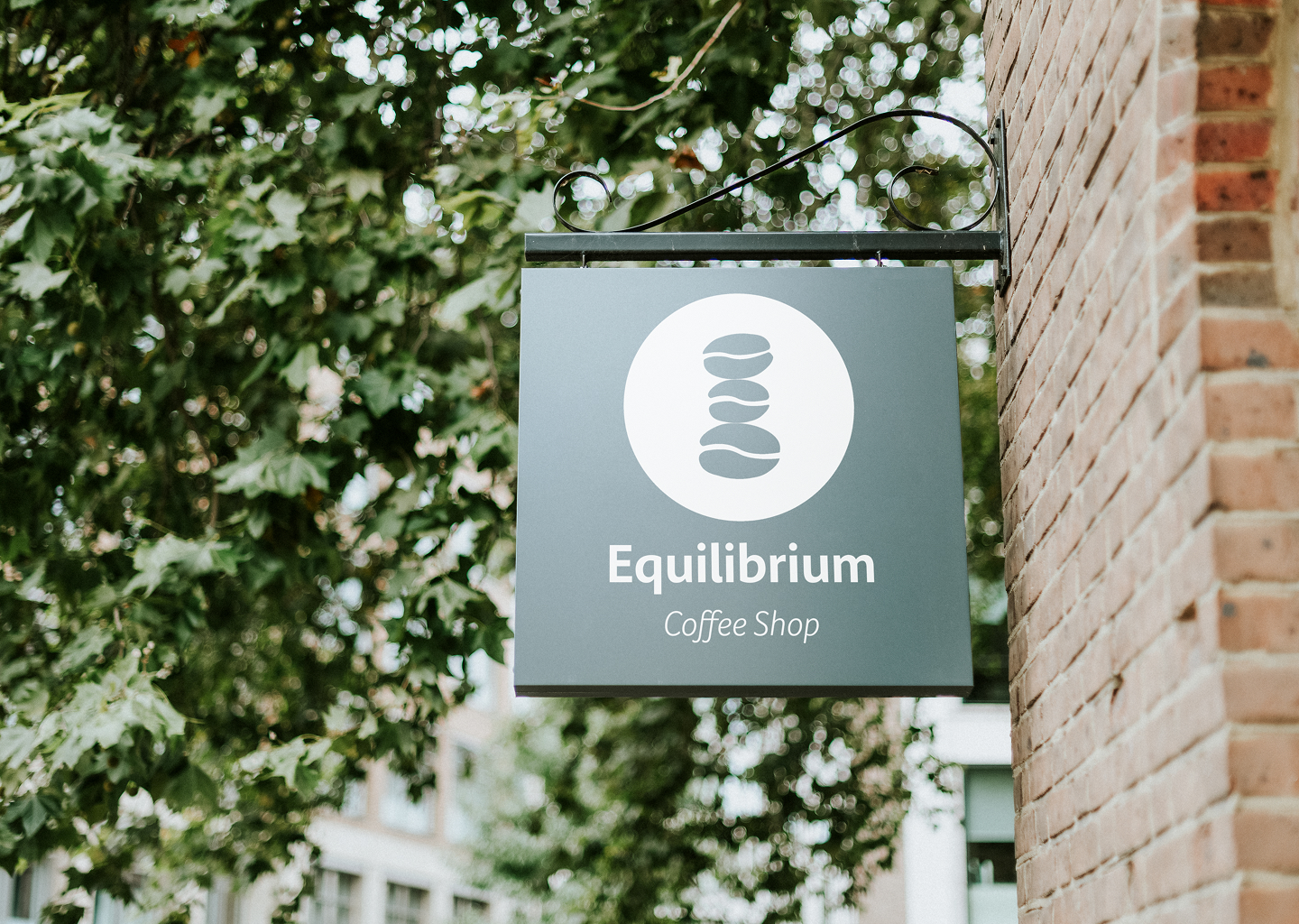 Enseigne Equilibrium Coffee shop