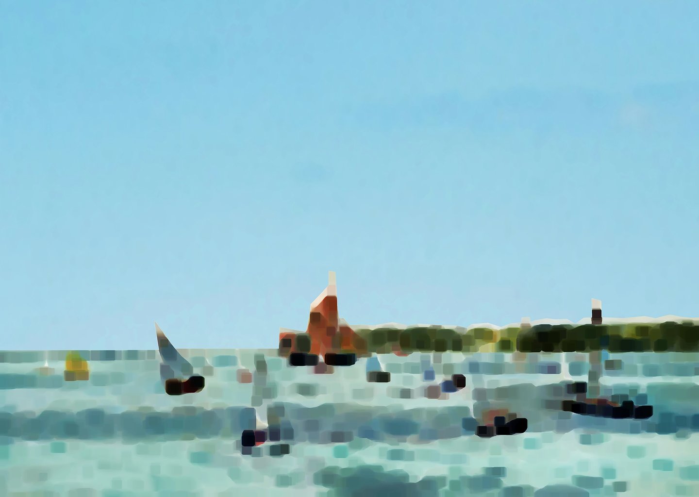  sailboat in the ocean