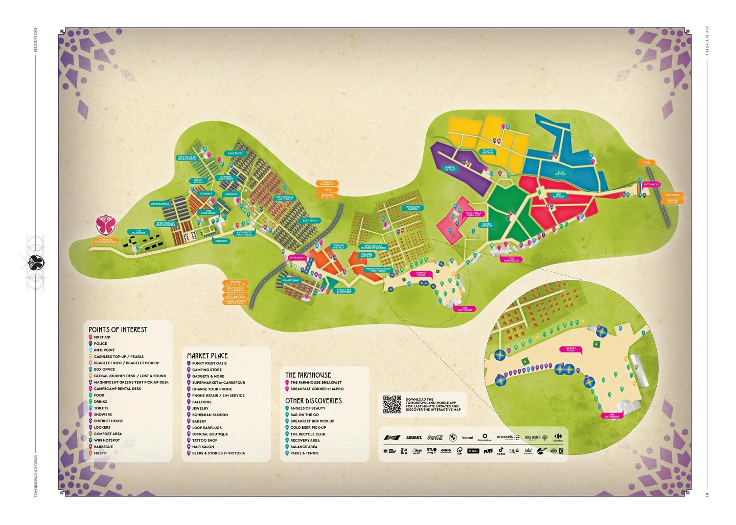 map camping tomorrowland