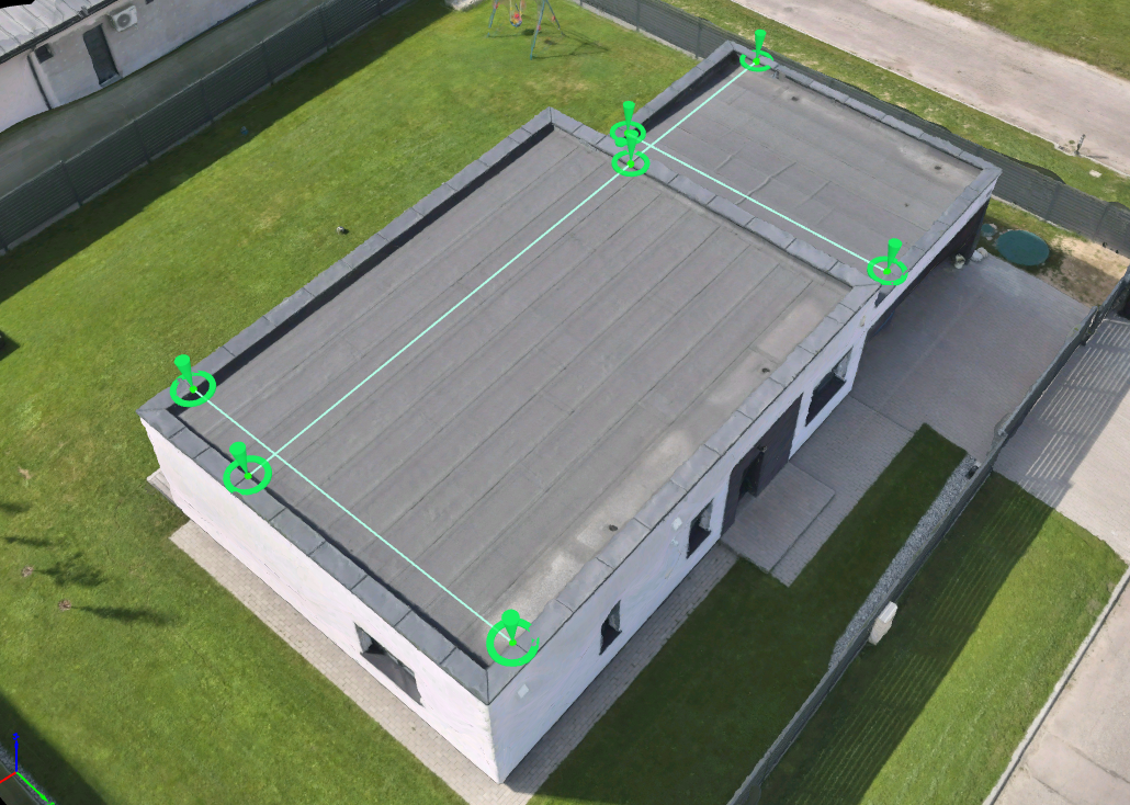 Roof measurements using photogrammetry
