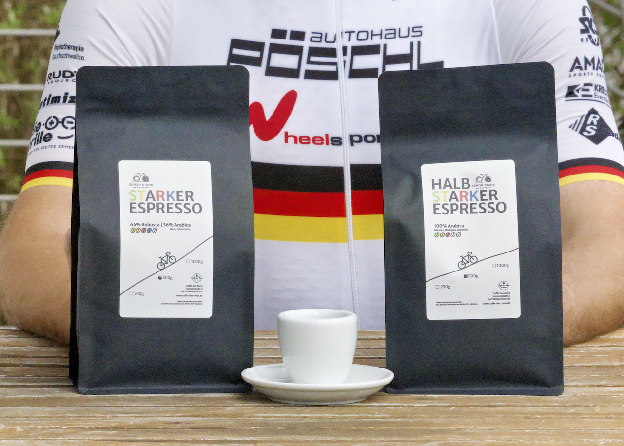 Starker Espresso & Halbstarker Espresso vom deutschen MTB Meister Sascha Starker