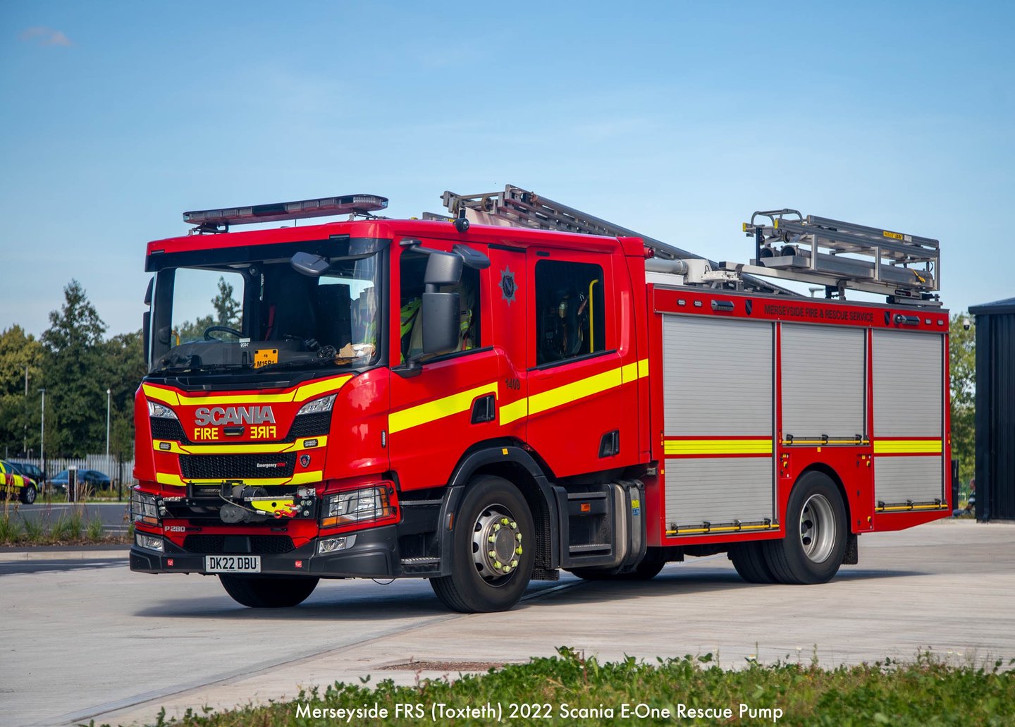 Merseyside Fire and Rescue Service Scania Rescue Pump based at Toxteth fire station