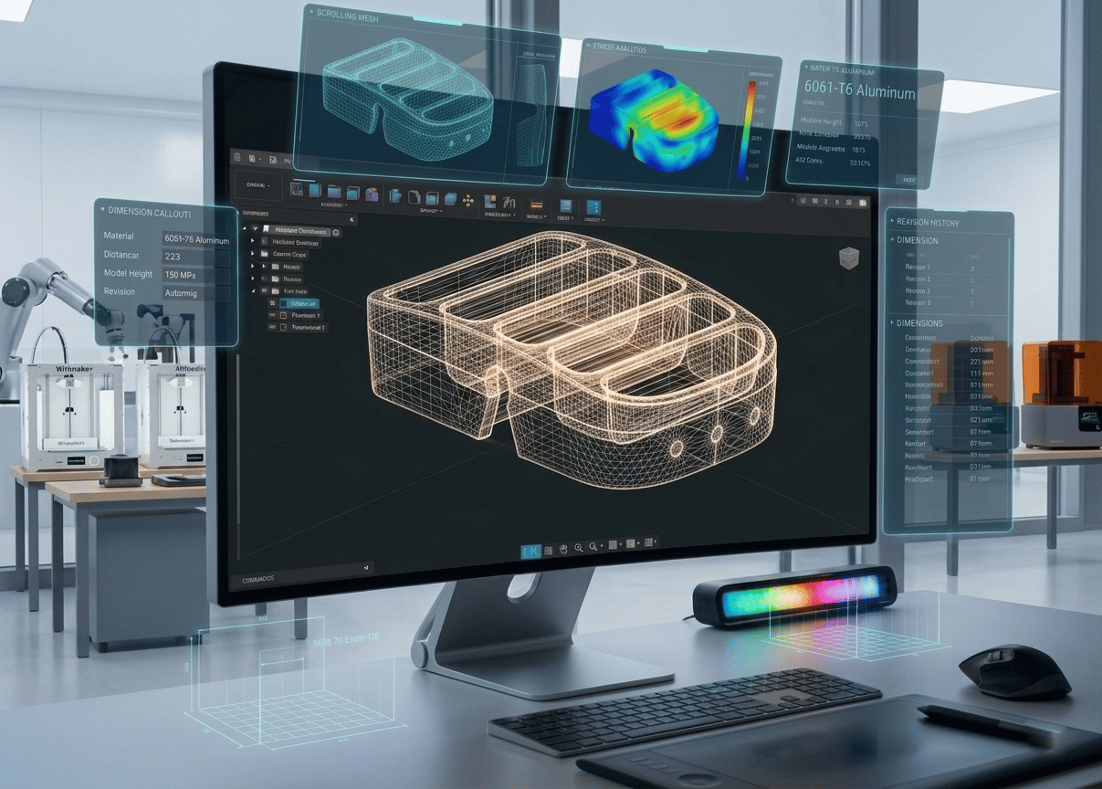 Reproducción de piezas mediante tecnología CAD