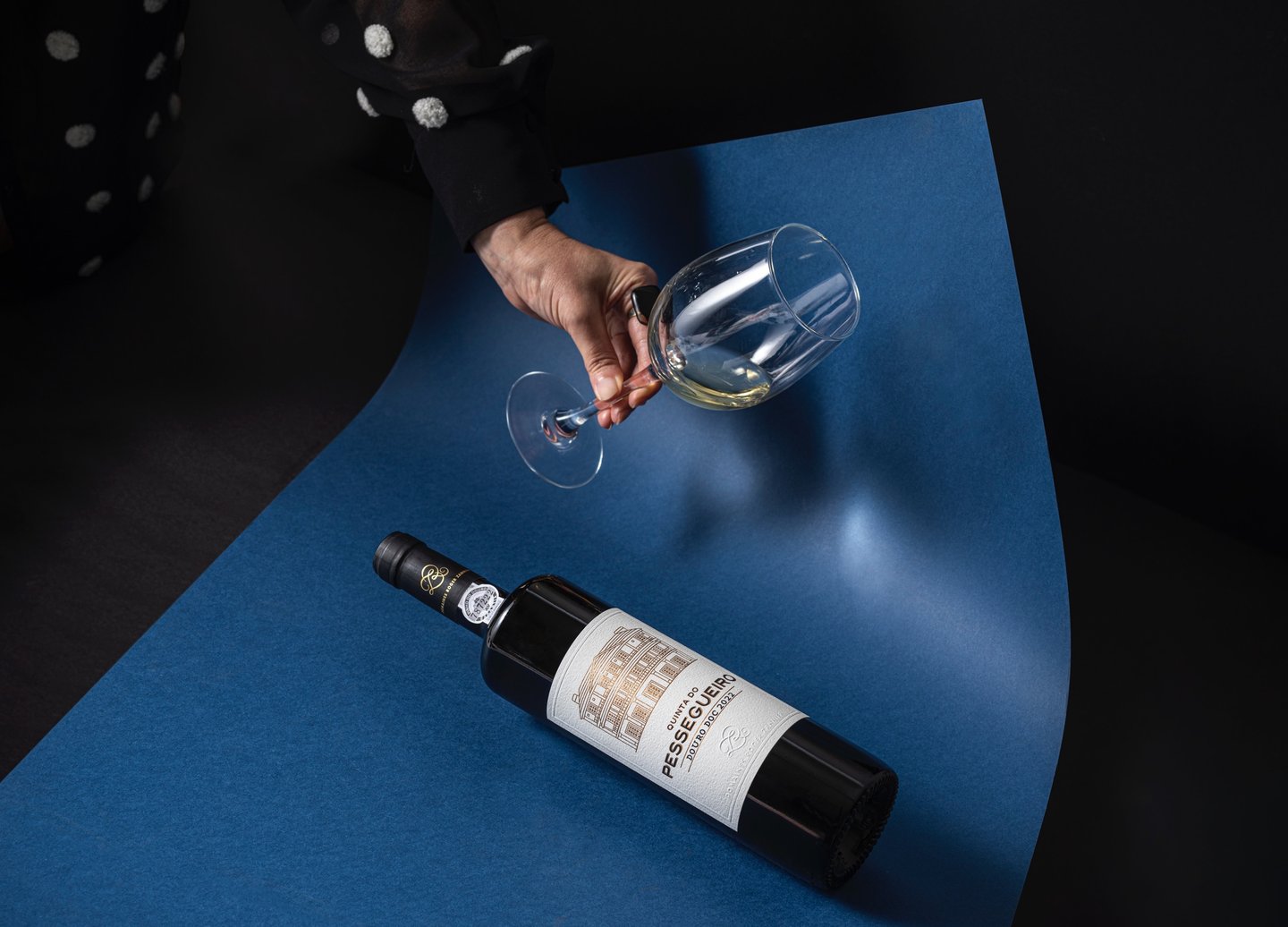 Label Design Quinta do Pessegueiro Branco danielbysafarispoon Daniel Matos Designer