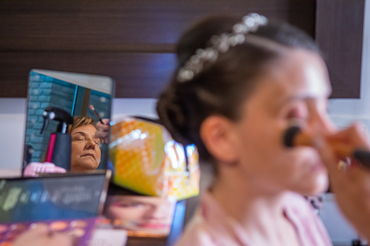 Preparativos de la Novia y su madre en el Hotel Solans