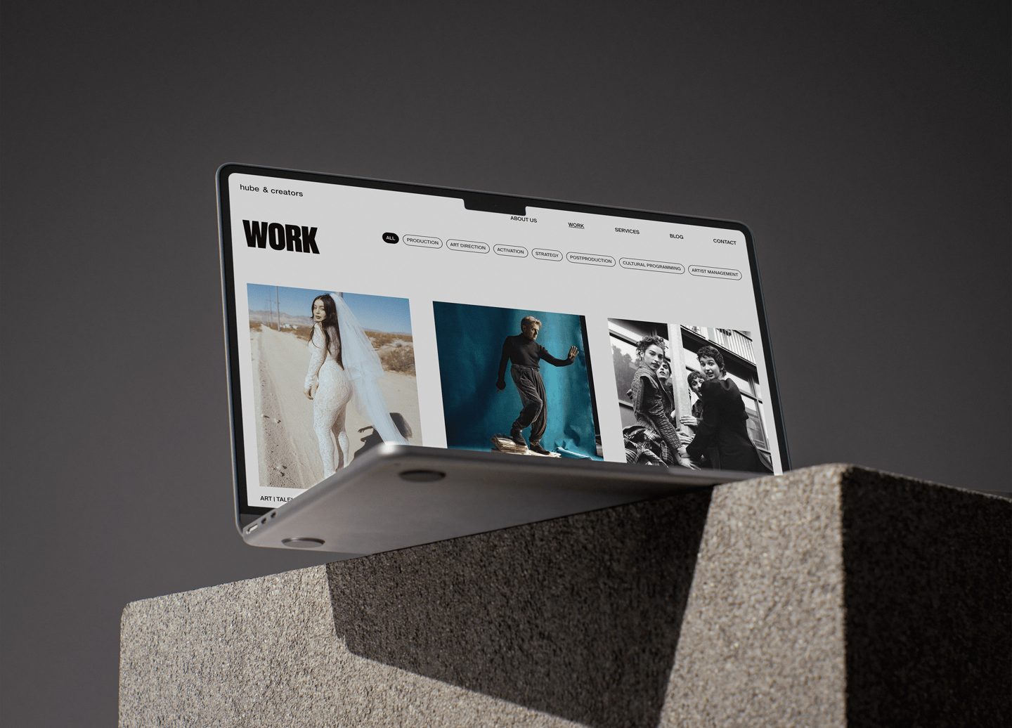 hube & creators web design