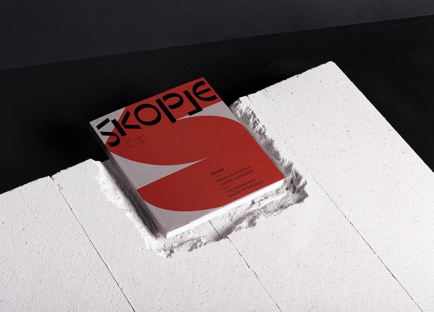 Skopje exhibition identity for Międzynarodowe Centrum Kultury Kraków
