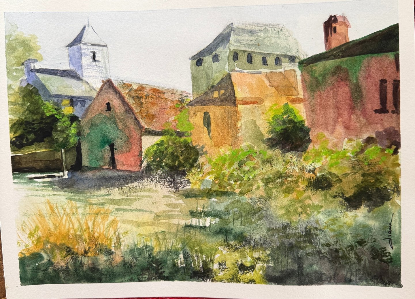 French village to get you in another time. This art evoke the tranquility you will love. 