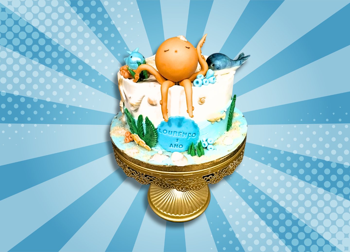 bolos de sonho personalised Ana Filipe kid's birthday