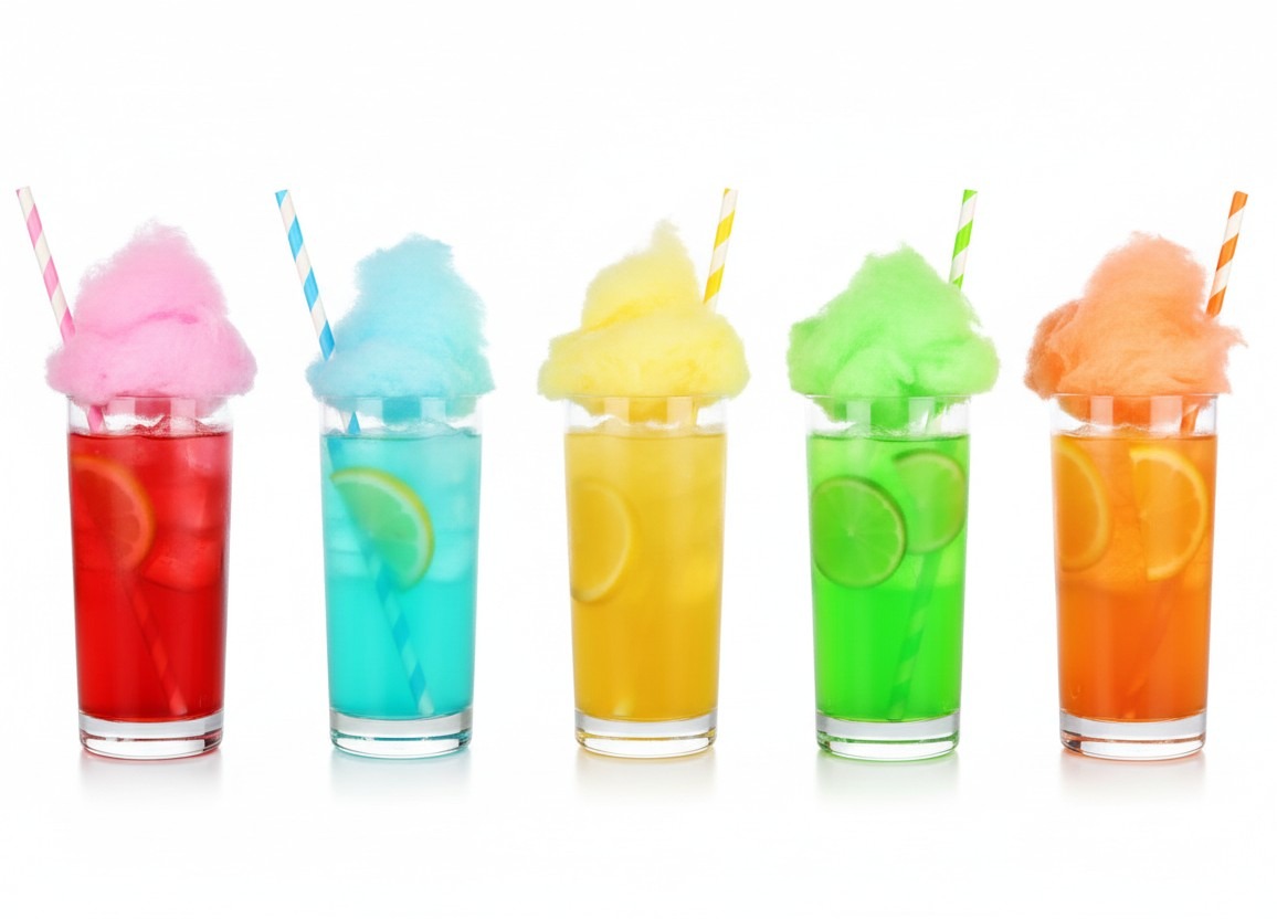 Захарен памук за украса