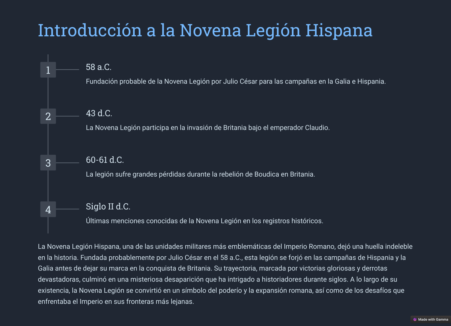 novena legion