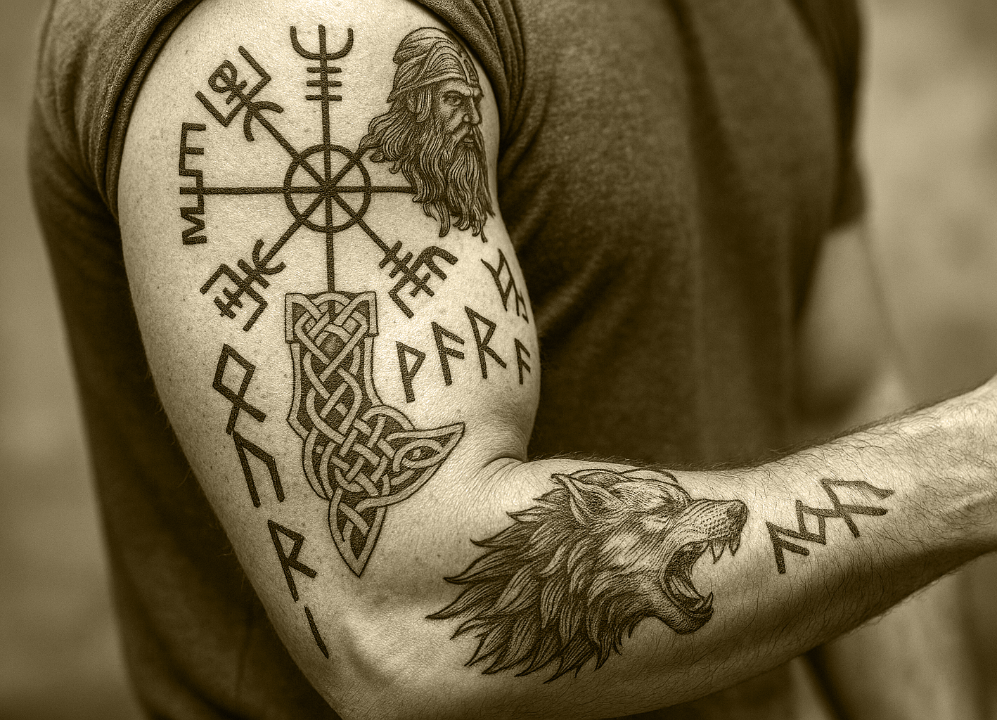 Runen en tatoeages: Richtlijnen voor betekenisvolle symboliek. Runenlicht kan jou hierbij helpen.