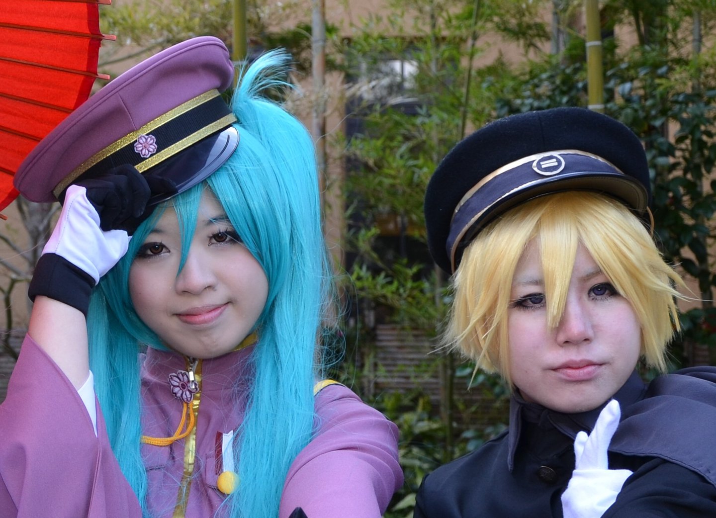 Cosplayers at the Manga Museum, Kyoto. 