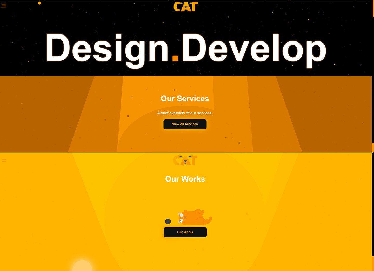 CAT (Creative Advertisement & Technologies). Their Three.js website was done by Asil Adnan
