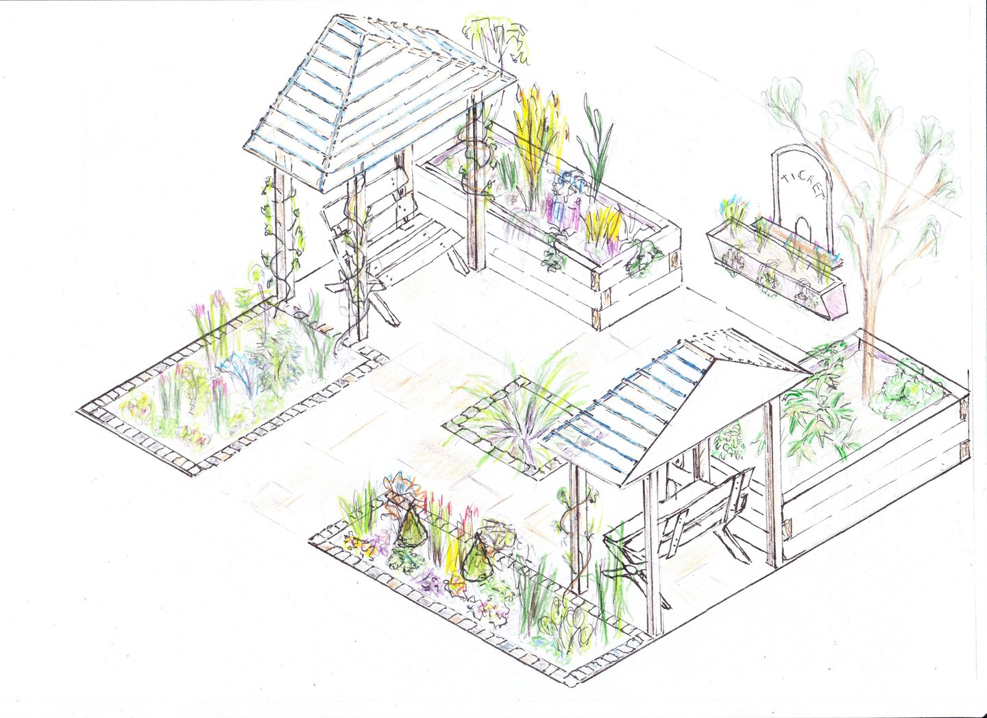 A small accessible garden design proposal