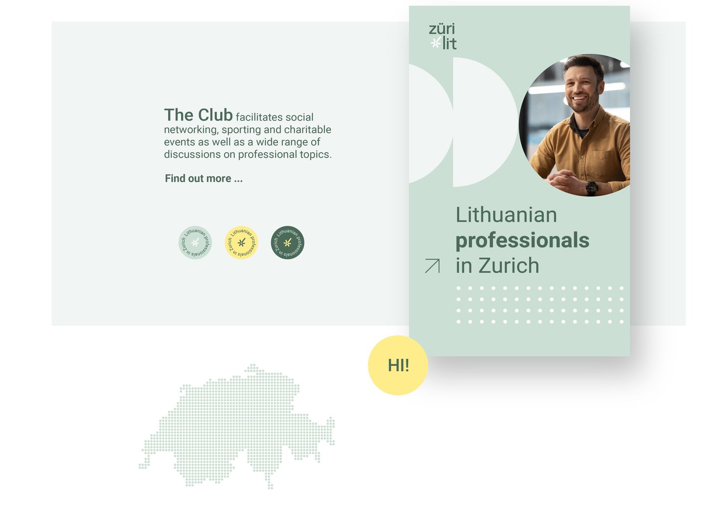 Visuell identitets eksempel – Zurilit: helhetlig visuell profil tilpasset ulike formater