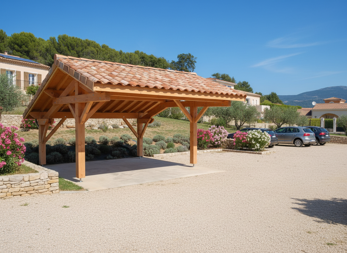 carport/abris voiture sur mesure Aubenas