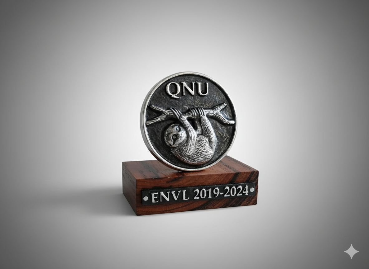 symbole école transfomé en médaille en métal