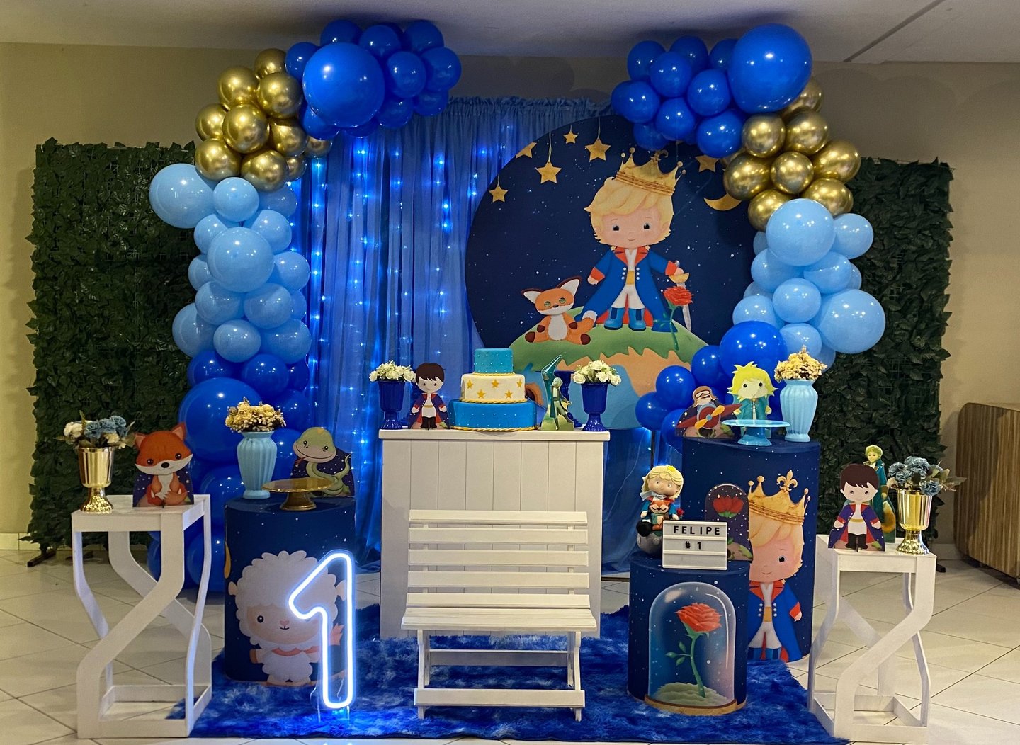 Aluguel de decoração infantil Pequeno Príncipe na Freguesia do Ó com mesa decorada temática 