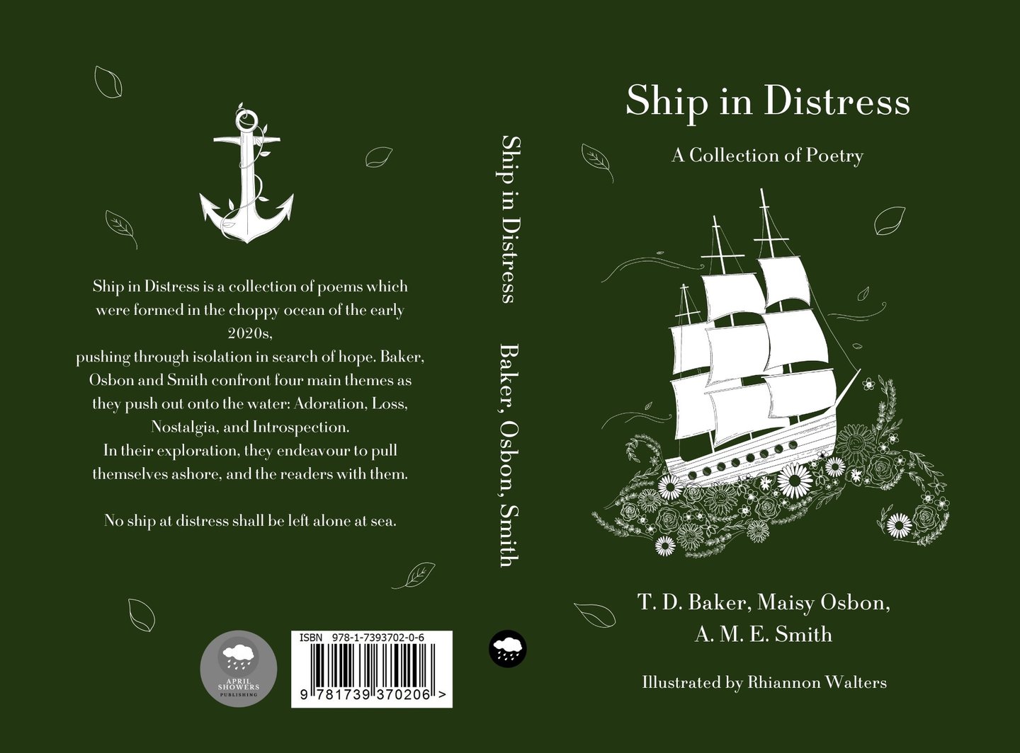 poetry book cover design full wrap