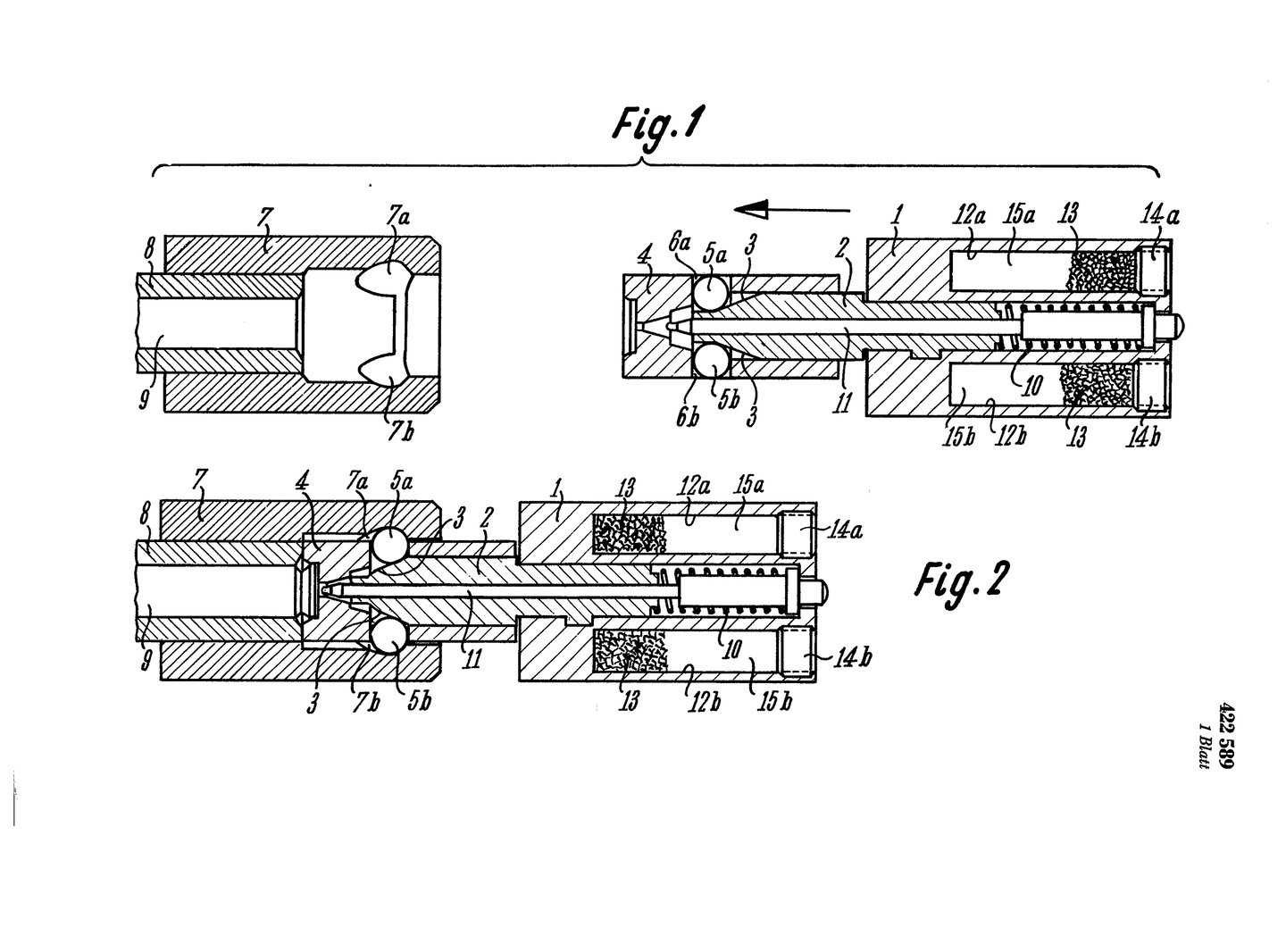 Patentzeichnung des Verschluss der MP5
