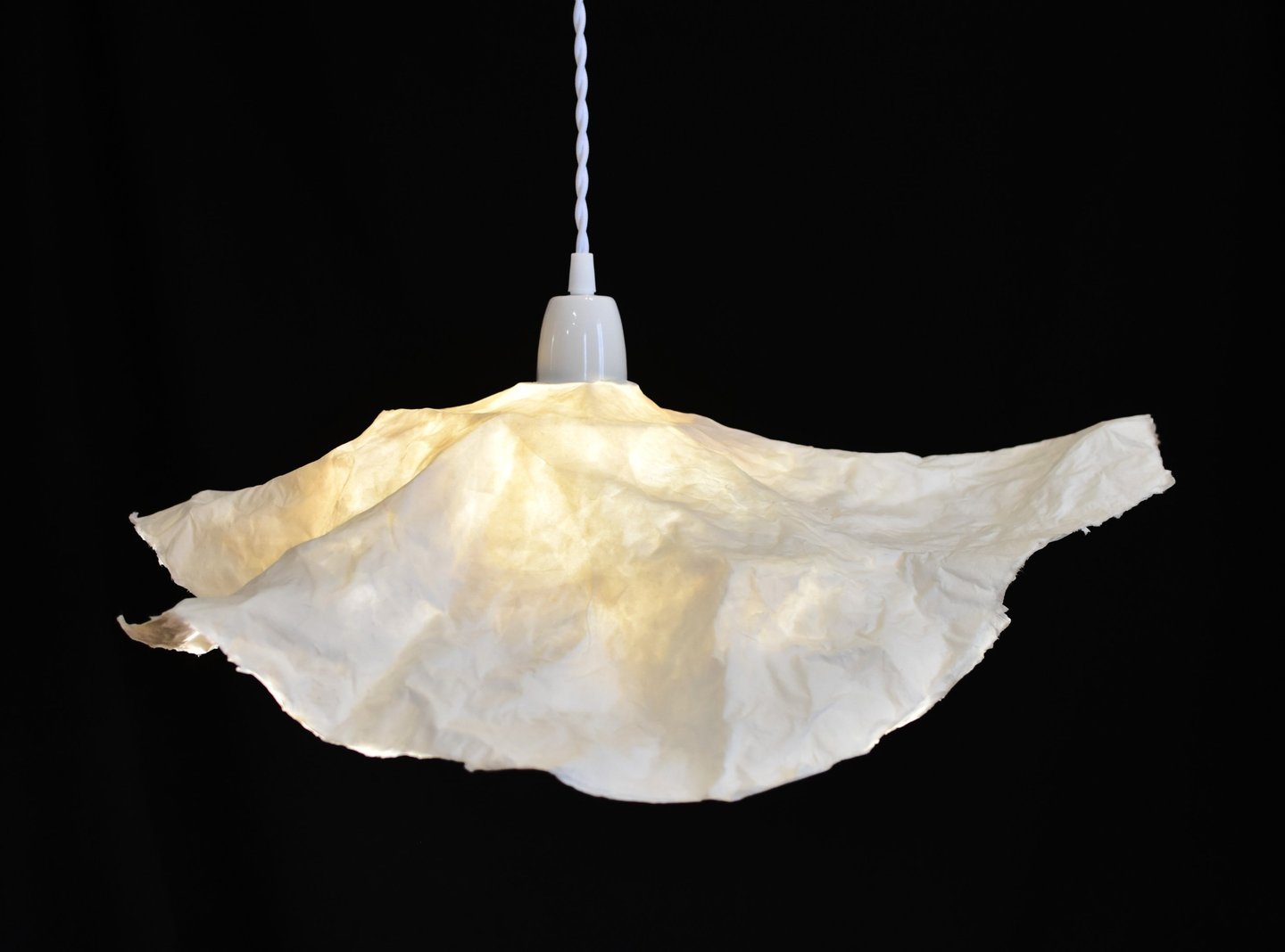 sculpture éclairée petite fleur simple