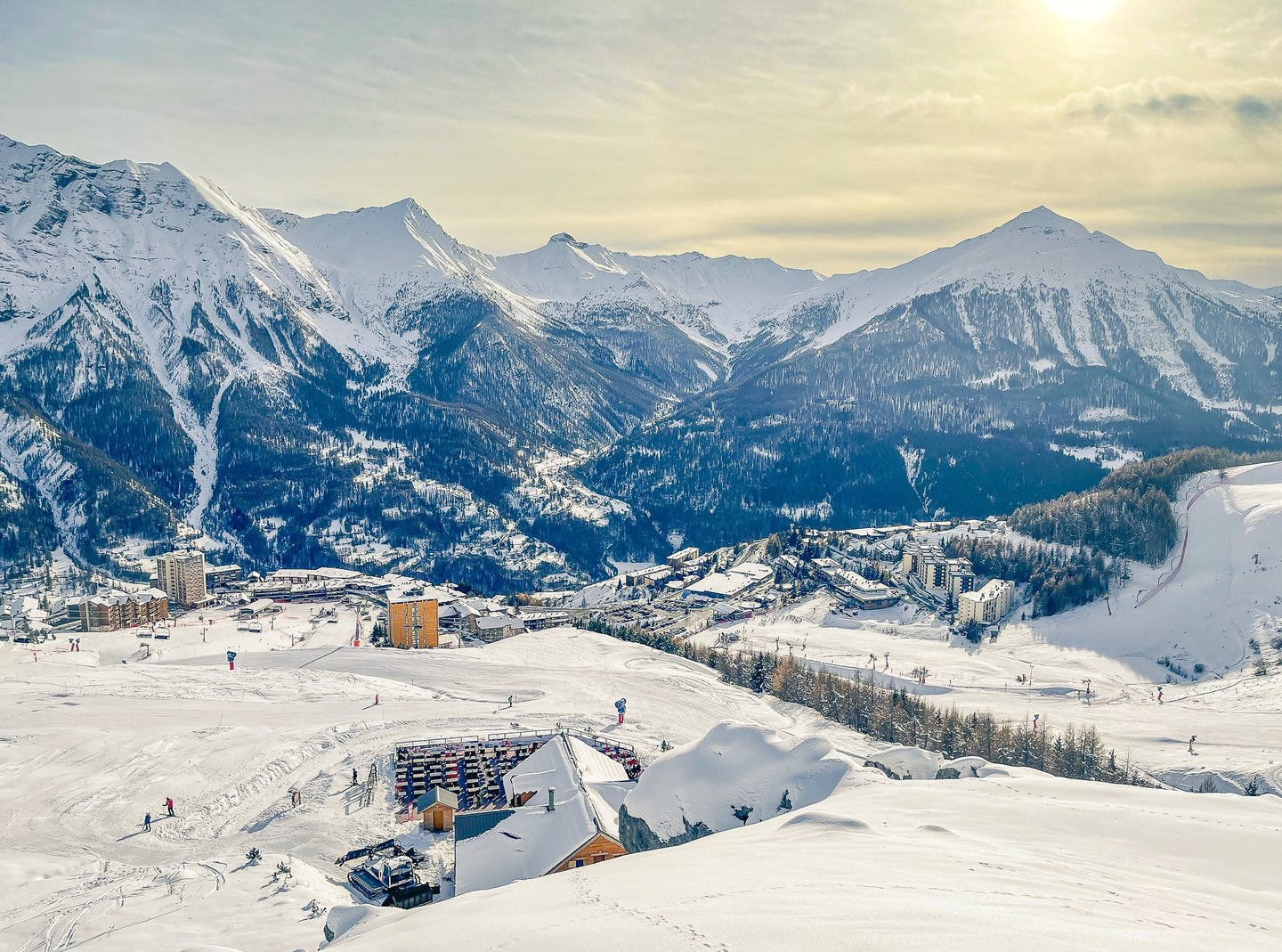 Orcières vue sur le Champsaur