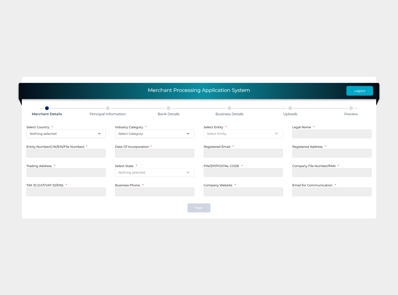 Automated onboarding cross border payments