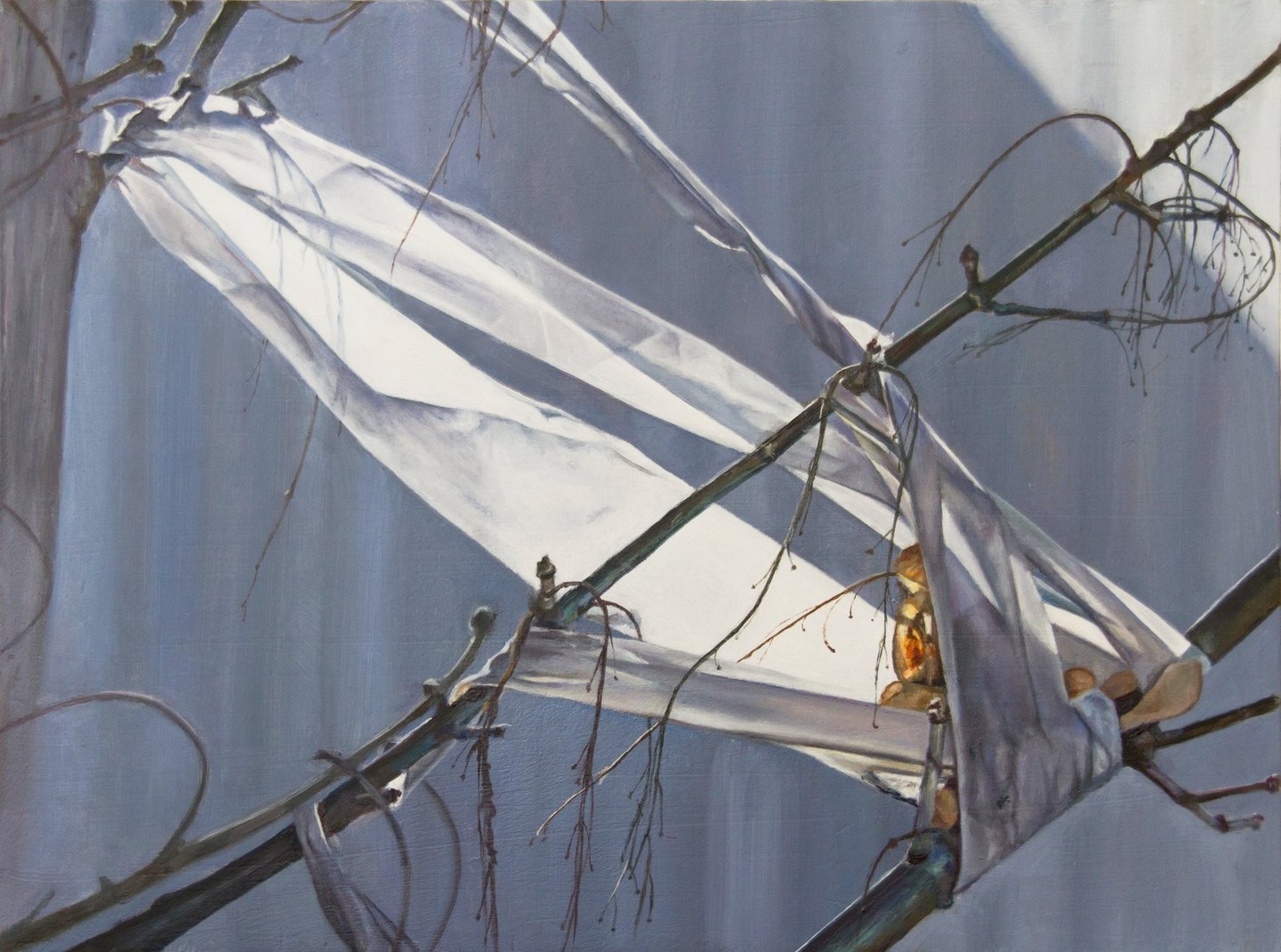 Óleo sobre tabla. Obra plástica de Maite Backman