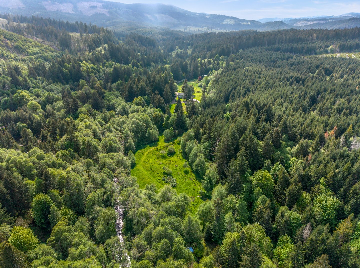 Professional Exterior Aerial - Full Property West