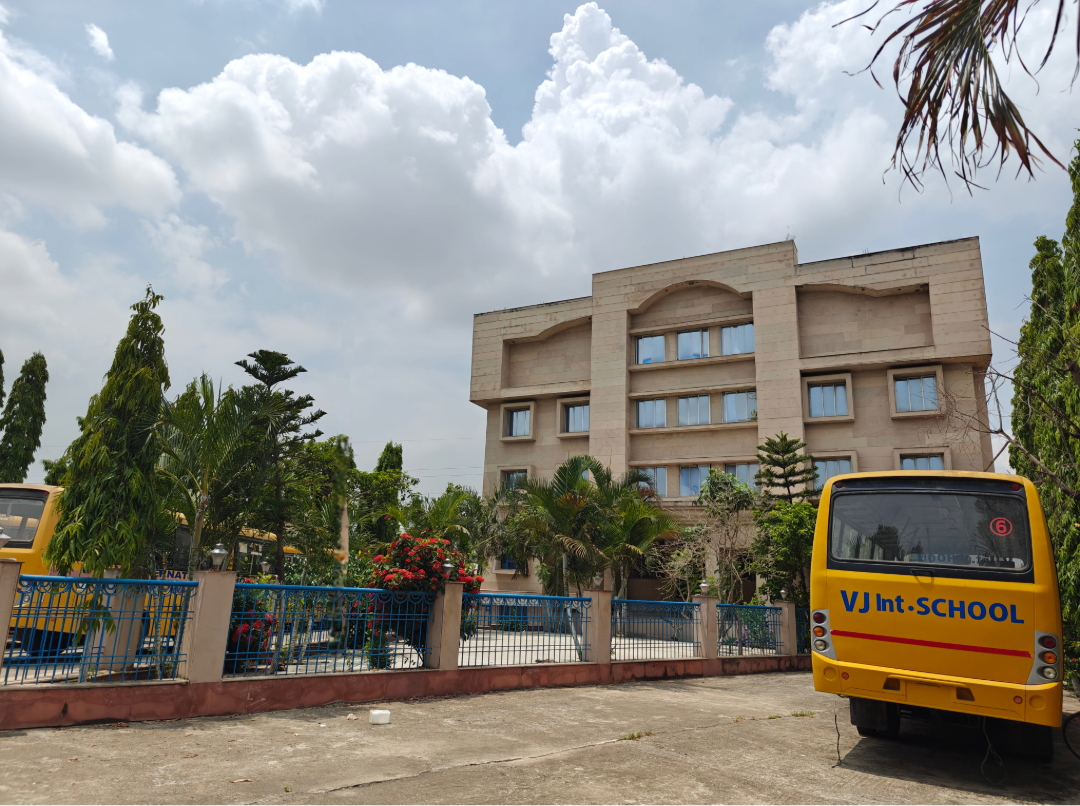 VJ Sachdeva School with Bus