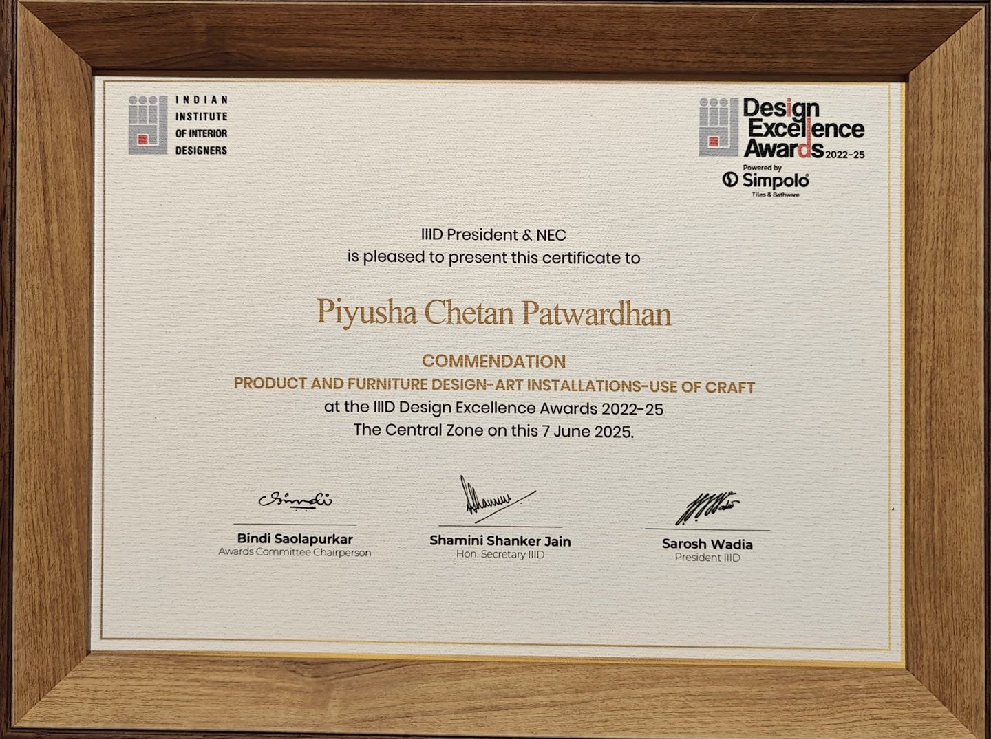 Award winning interior designer artist