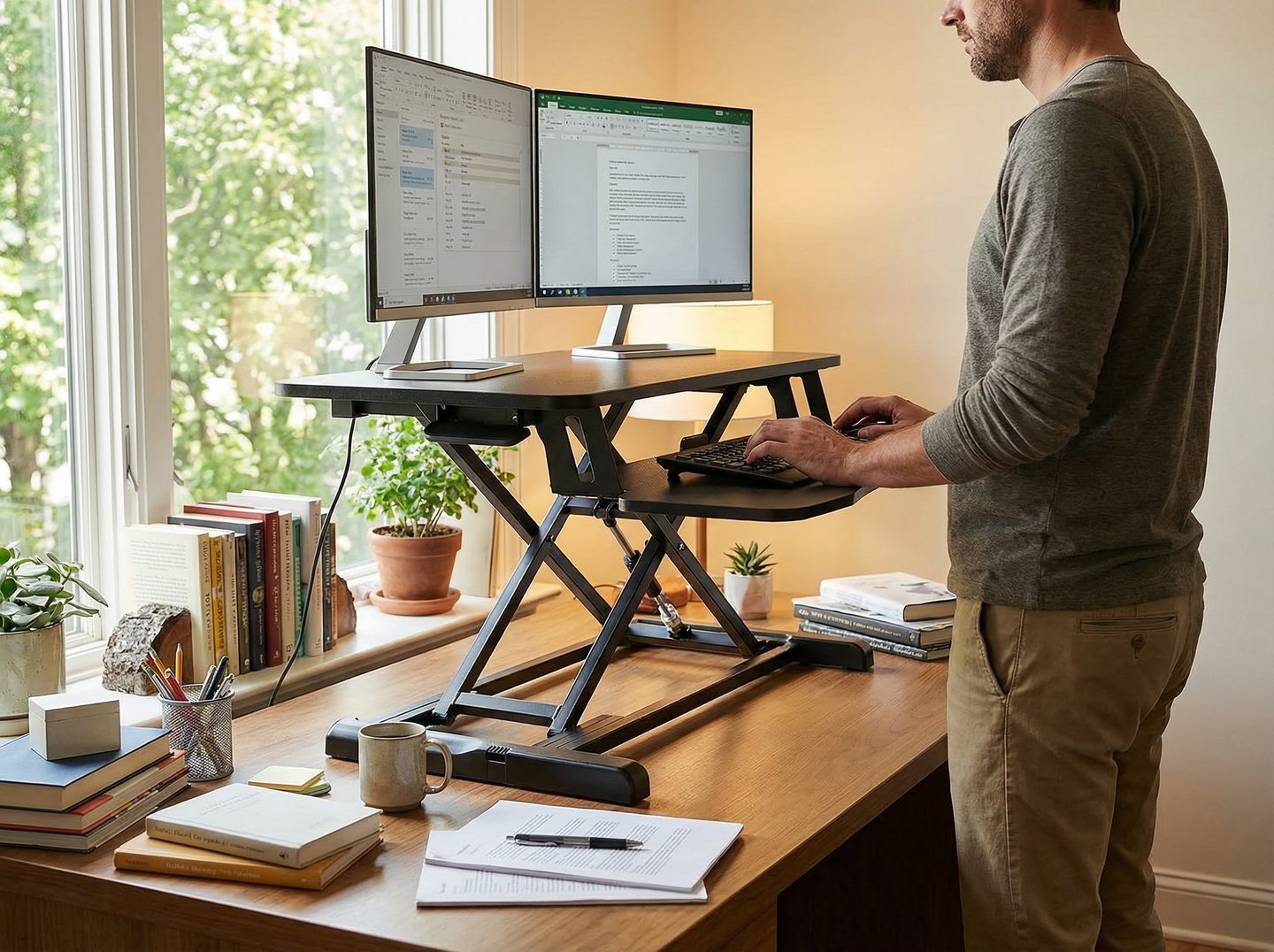 Desk converter in a WFH set up