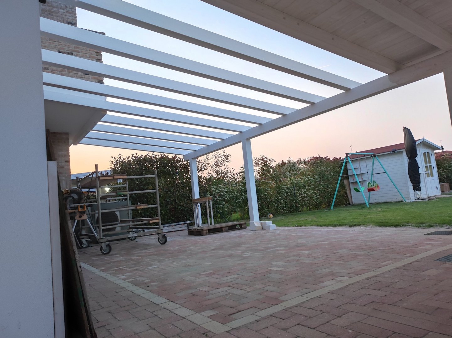 struttura legno pergola
